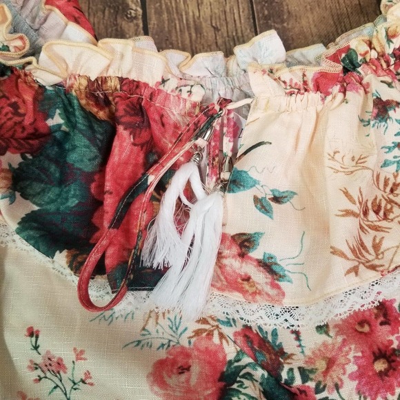 L'atiste Womens Dress 0 Beige Silk Sheath Round Striped Short Sleeve - Picture 7 of 11